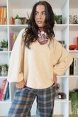 Terry B Classic Sweatshirt Buttermilk